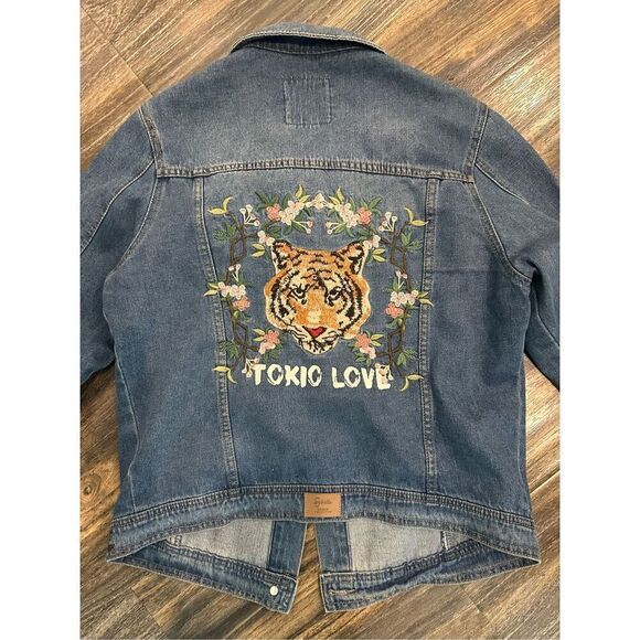 Embroidered Jean Jacket - Picture 2 of 7